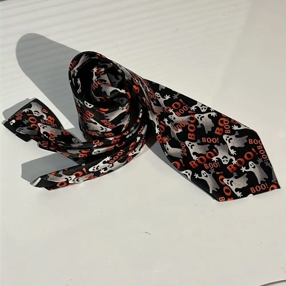 Bundle Sale 3 for $15 | Halloween Boo Ghost Neck Tie